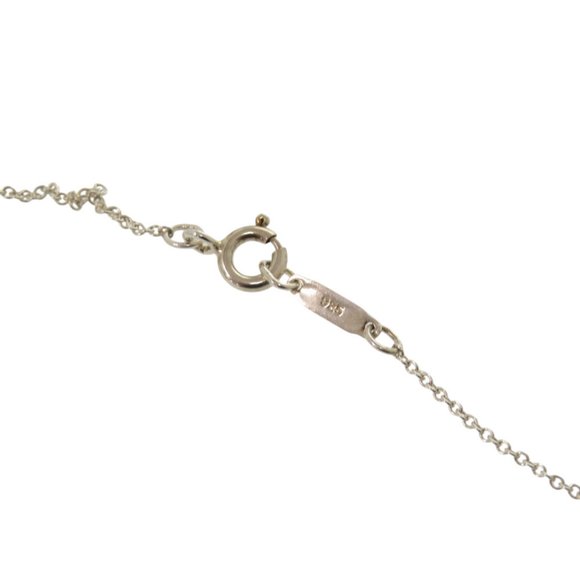 Tiffany Heart 925 Sterling Silver Pearl Necklace 0752 TIFFANY & Co. - Picture 3 of 3